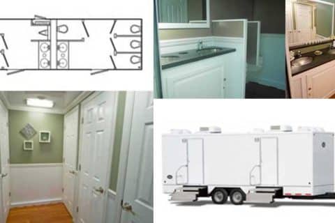 Air Conditioned Portable Restroom Rental Hudson Valley New York